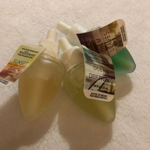 Bath & Body Works Wallflowers Sunset Beach, Ocean Driftwood, Palm Leaves - NWT